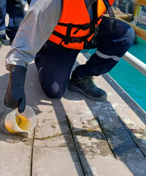 muelle 7 relleno de fisuras